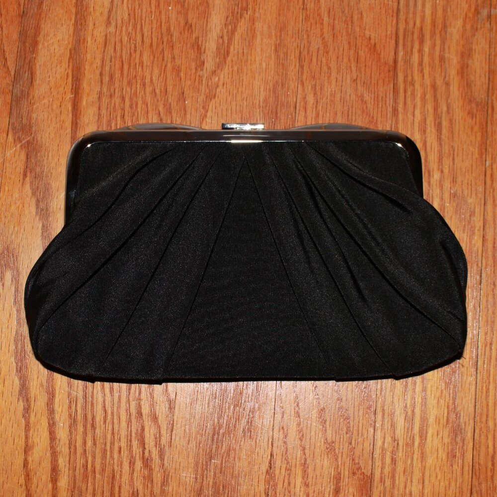 Nina Pleated Fabric Clutch Purse